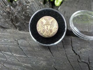 Rare Vintage Antique Civil War Relic Eagle Infantry Button Confederate Position 6