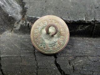 Rare Vintage Antique Civil War Relic Eagle Infantry Button Confederate Position 9