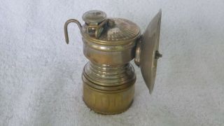 Nickle Plated Shanklin Metal Products Miners Carbide Cap Lamp