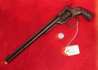 Cast Iron Cap Gun 1915 " Kenton " S.  N.  134,  Outstanding Patina,  Full Function Res