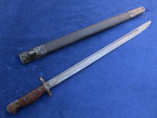 Ww1 British M1913/17 Bayonet And Scabbard Made By Wilkinson