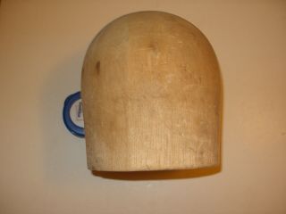 Vintage Wooden Hat Block Form Mold - 22 1/2 - 796 2
