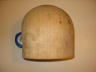 Vintage Wooden Hat Block Form Mold - 22 1/2 - 796 3