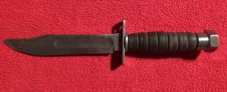 Vintage Camillus Ny Pilot Survival Knife No Date 1962 - 1967 With Sheath