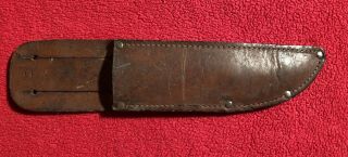 Vintage Camillus NY Pilot Survival Knife No Date 1962 - 1967 with Sheath 8