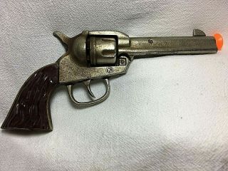 C1940 Vintage Kligore Big Horn Case Iron Cap Gun