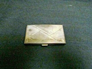 Wwii German Officer’s Metal Cigarette Case