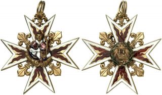 Italy,  Royal Order Of St.  Januarius [insegne Reale Ordine Di San Genaro]