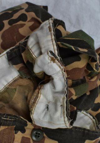 Vtg 60s Beo Gam Duck Hunter Frogskin Camouflage Pants Advisor Vietnam 4