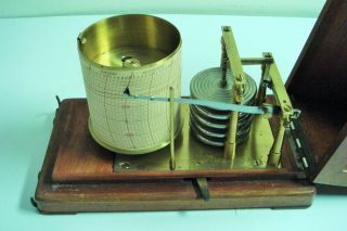 Antique - Manhattan Marine - Drum Barograph - Barometer - French Made - Scientific 6