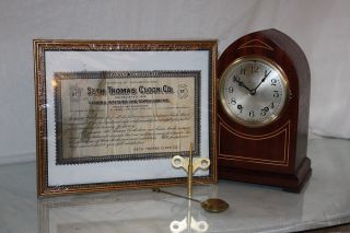 Antique Seth Thomas Shelf Mantle Clock - Totally - Restored - C/1928 Model - Essex -
