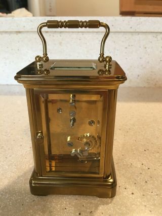 caldwell clock,  Matthew Norman 1754 Swiss made carriage clock 4