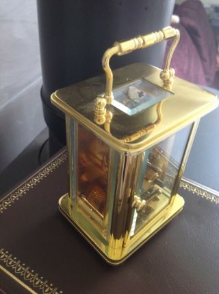 Matthew Norman Brass Carriage Clock Outstanding with Case 9