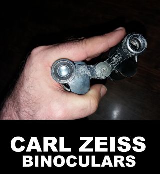 Carl Zeiss 4x20 Turolem,  Ww2 Period Binoculars (espionage),  Rare Item