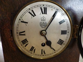 RAF Officers Mantle Clock By Elliott 1935 In Fully Serviced 2