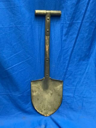 Wwii Us Army Military T Handle Shovel Entrenching E Tool Field Gear Ww2