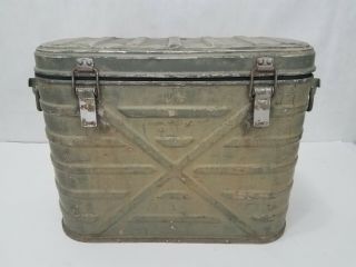 Us Army Landers Frary Clark Insulated Hot Cold Transport Storage Food Box 1960
