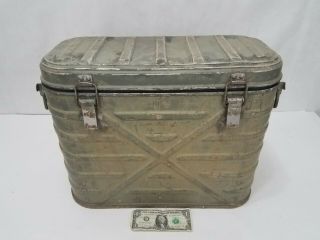 US Army Landers Frary Clark Insulated Hot Cold Transport Storage Food Box 1960 2