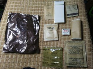 1966 January Mci C Ration Accessory Pack With Cigarettes