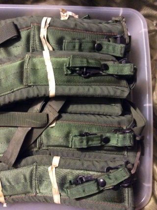 43 Old Stock OD GREEN USGI ALICE PACK SHOULDER STRAP RIGHT SIDE ONLY LC - 2 4