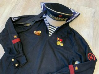 Russian military naval NAVY jacket tunic,  cap Soviet Uniform RARE,  WW2 10