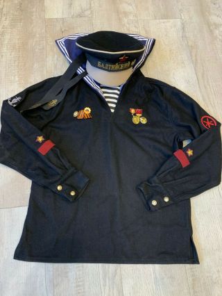 Russian military naval NAVY jacket tunic,  cap Soviet Uniform RARE,  WW2 11