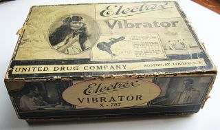 Antique Electrex Vibrator X - 787 United Drug Massager Hand Held 2