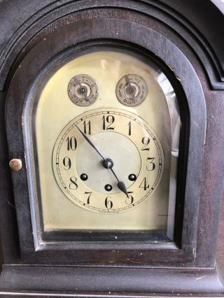 RARE Gustav Becker Mantle Clock Chimes Germany Freiburg 16 