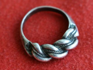 Ww2 Wwii Ww2 German Relic - Latvian Elite Volunteer Silver Ring Namej