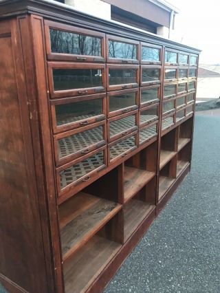Vintage / Antique Pharmacy Apothecary Display Case Cabinetry 2