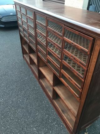 Vintage / Antique Pharmacy Apothecary Display Case Cabinetry 3