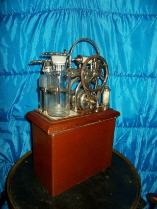 1901 - 05 Mortician Embalming Machine C.  M.  Sorensen Co.  Vacuum Pump W.  T.  Co.  Bottles