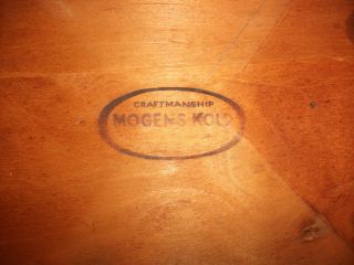 Vintage MOGENS KOLD Lounge Arm Chair Danish Mid - Century Modern Teak Wood Denmark 12