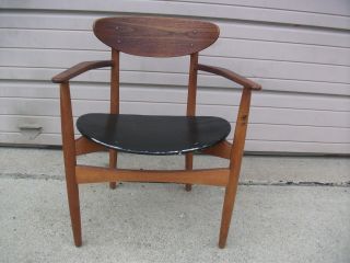 Vintage MOGENS KOLD Lounge Arm Chair Danish Mid - Century Modern Teak Wood Denmark 3