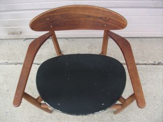 Vintage MOGENS KOLD Lounge Arm Chair Danish Mid - Century Modern Teak Wood Denmark 4