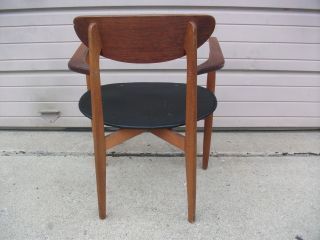 Vintage MOGENS KOLD Lounge Arm Chair Danish Mid - Century Modern Teak Wood Denmark 7