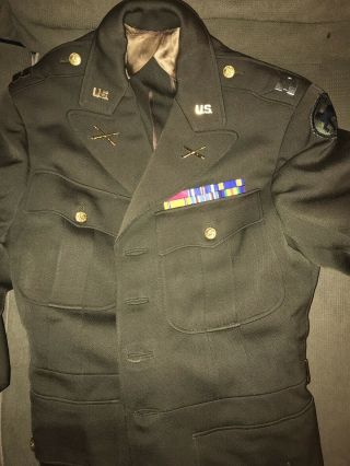 U.  S.  Wwii Army Taylor Made Named Officer 