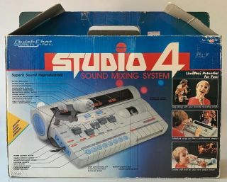Vintage 1987 Quick Shot Studio 4 Sound Mixing System - Be Your Own DJ NIB 4