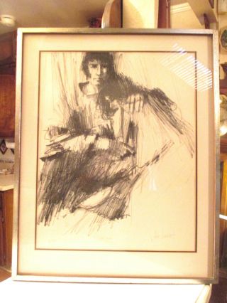 Vintage - Aldo Luongo " My Own " Limited Ed 48/275 Signed & Numbered Lithograph