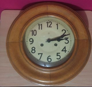 Vintage Junghans Wurttemberg A52 Wall Clock - 1929