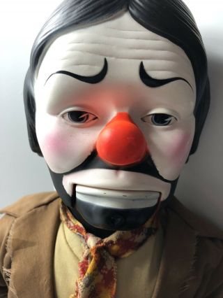 Emmett Kelly Jr Ventriloquist Hobo Clown Puppet Doll Dummy Horsman 24 