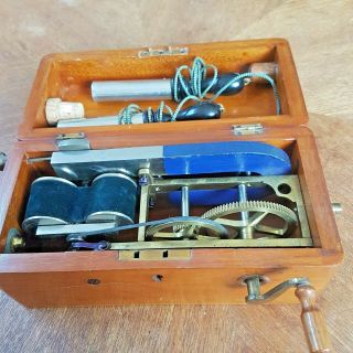 Victorian Electric Shock Machine In Orginal Box
