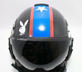 US VX - 4 VX - 9 Tomcat Black Bunny HGU Test Pilot Flight Helmet 007 - 3747 3