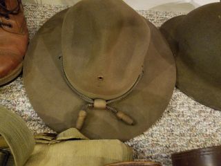 WWI WW1 U.  S.  Doughboy Military Uniform w/extras WWII.  No gasmask bag 3