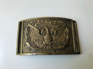 Civil War U.  S.  Union Officers Sword Belt Plate Buckle