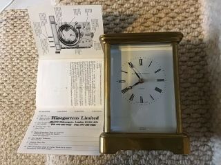“REDUCED” PRICE,  £100 Off MATTHEW NORMAN SWISS QUALITY CHIMING CARRIAGE CLOCK. 3