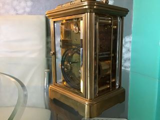 “REDUCED” PRICE,  £100 Off MATTHEW NORMAN SWISS QUALITY CHIMING CARRIAGE CLOCK. 6