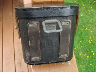 Vintage Ww1 German Carl Zeiss Binocular Case W/original Inside Ppwk.