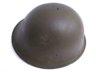 Vtg Wwii British Turtle Mkii Mkiv Shell Helmet 1940s Military