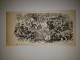 Red Bone Church Mississippi General Wirt Adams 2nd Wiscons Civil War 1896 Sketch